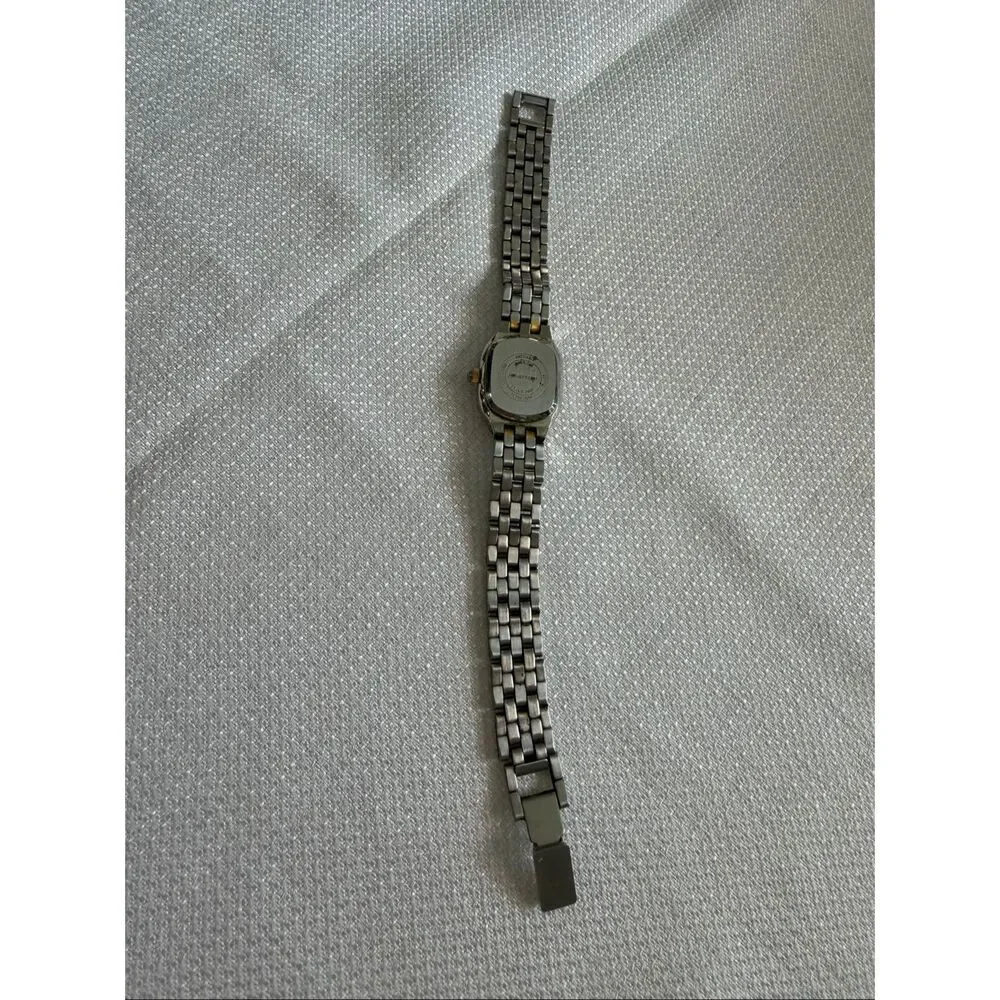 Beauvais by Mathey Tissot Silver Gold Tone Watch Untested As Is